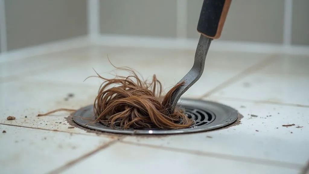 Dusche verstopft Haare